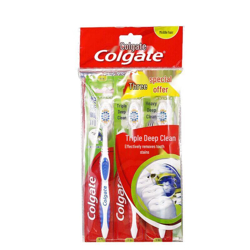 Colgate Triple Action Toothbrush (3-Pack)