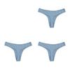 3PCS Women's Sexy Panties G-String Fashion Underwear Breathable Thongs Ladies Intimates Lingerie Thong Low Waist Briefs
