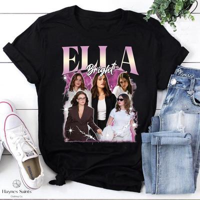 Ella Bright Vintage Bootleg Shirt, Ella Bright Fan Tee, Retro Celebrity Graphic Shirt, Y2K Aesthetic Tee, Gift For Fans