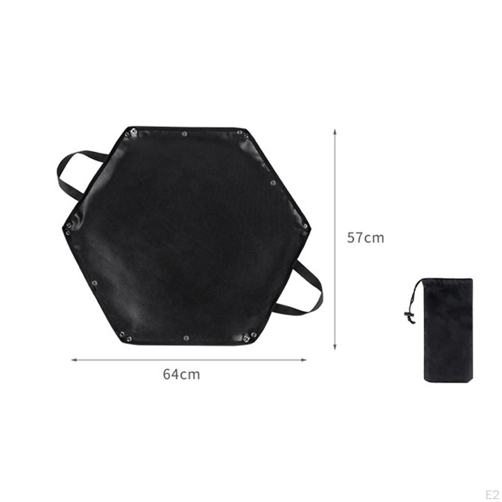 Camping Fireproof Mat Ember Blanket Pad for Backyard Outside Indoor