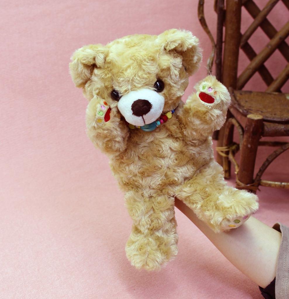 the Bear Cub Hand Puppet Brown L'Arc