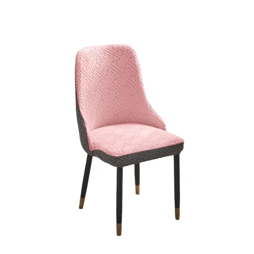 

Curved Shallow Armchair Cover Nordic Light Luxury Simple Elastic Universal Thickened Dining Chair Cover Universal Stool Cover 42cm