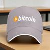 Summer Bitcoin BTC Crypto Coins Baseball Cap Hunting Camping Design Sun Hip Hop Hats Couple Women Adjustable Baseball Caps