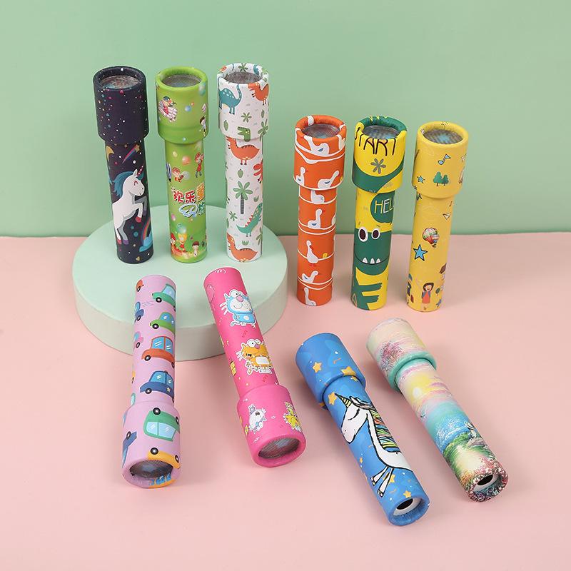 Magical Rotating Scenery Kaleidoscope: Classic Educational Toy for Children