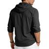 Men's Casual Hooded Long Sleeve Shirt Button Down Lightweight Breathable Loose Fit Oversized Cotton Shirt for Outdoor Sports