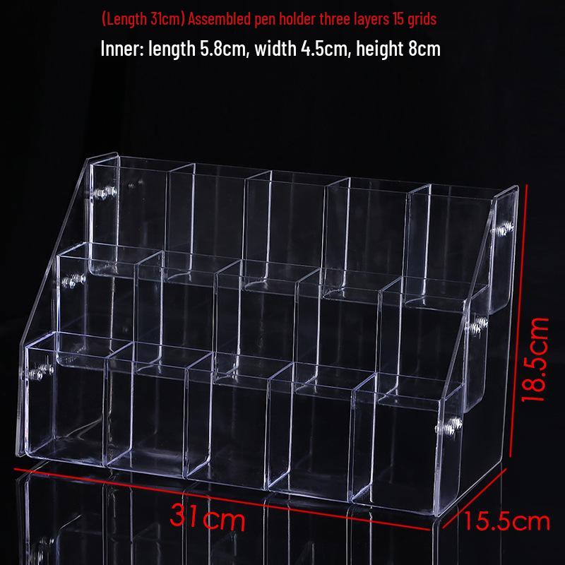 Multi-Pen Display Rack: Pen Holder for Stationery & Gel/Ballpoint Pens