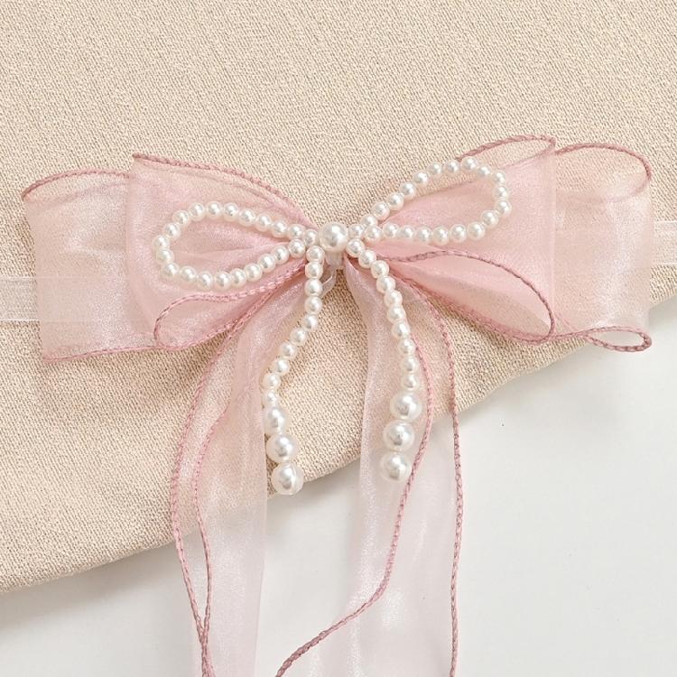 Decorative Bowknot Curtain Holdbacks Durable Polyester Fabric 80cm Length For Bedroom Dining Room Wedding Party Setups