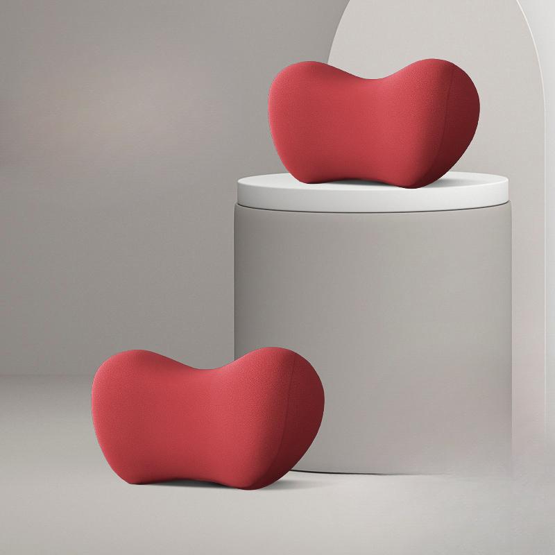 High-end car headrest and neck pillow, a pair of car seat driving pillows, Tesla lumbar support, car cushions for cars