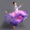 Gonna Lunga Fluida a 720 Gradi Gonna da Danza del Ventre Gradiente Costume da Ballo Classico per Donna Gonna Solare