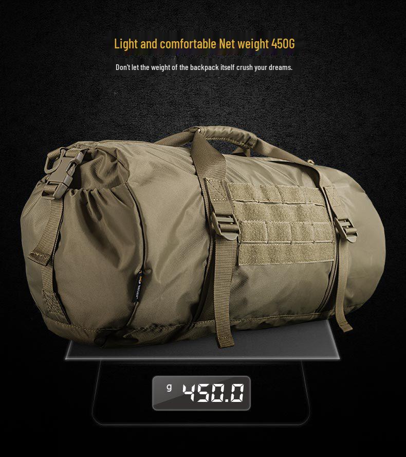 District 7 Puffer Fish Tactical Bucket Crossbody Bag for Sports, Travel, or Business
