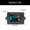 Coulomb Counter Meter 8-120V 50A Battery Monitors Coulometer Voltmeter Ammeter Battery Capacity Tester Precise Detection