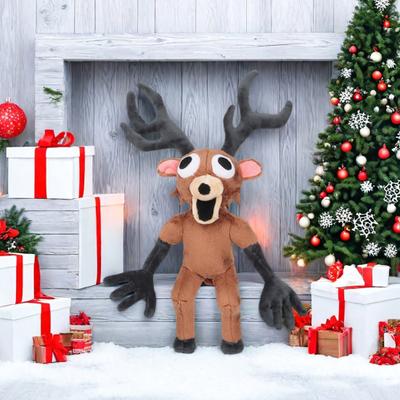Forest Deer Plush Doll Soft Stuffed Animal Huggable Pillow Kids Cuddly Toy