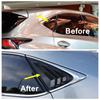 2 Stück Für Lexus NX 2015- Auto Außen Heckfenster Viertel Lamellen Jalousie Abdeckung Seitenlüftung Verkleidung Lufteinlass ABS Klebe Zubehör