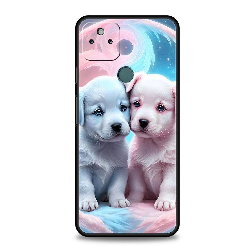 Cute Little Dog Phone Case Cover for Google Pixel 10 9 8 7 6 9A 8A 7A 6A Pro Shockproof Soft TPU 9 Pro XL Shell Capas Fundas Bag