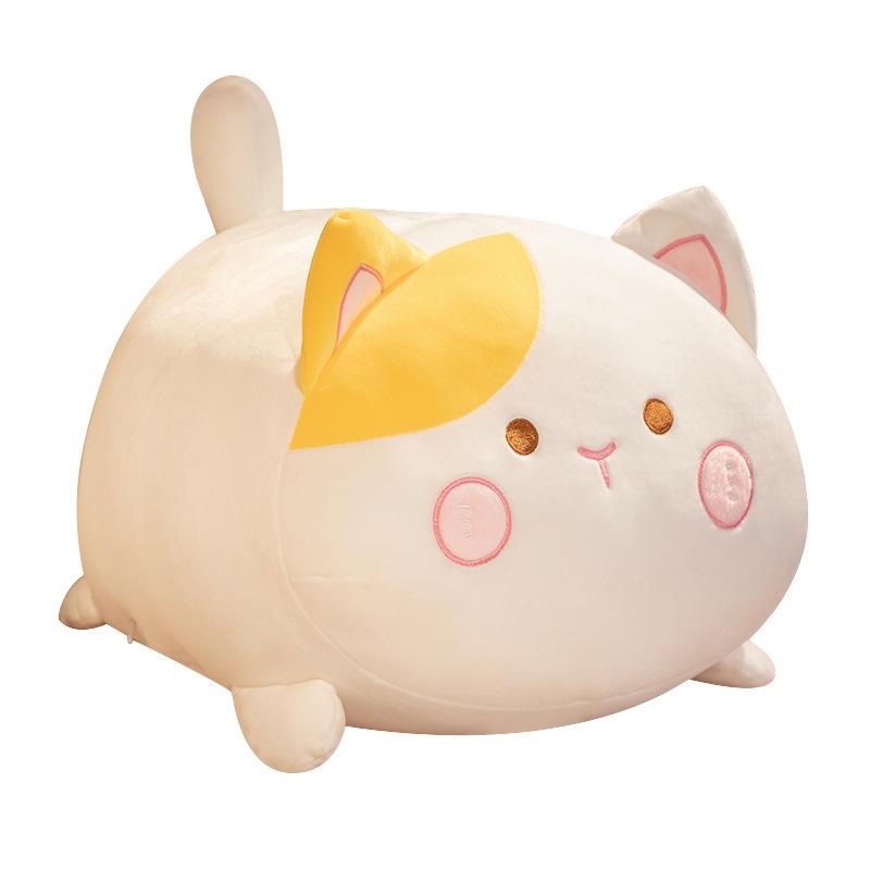 Fat House Fat Cat Doll Plush Toy Lying Cat Throw Pillow Girls Accompany Sleeping Doll Birthday Gift
