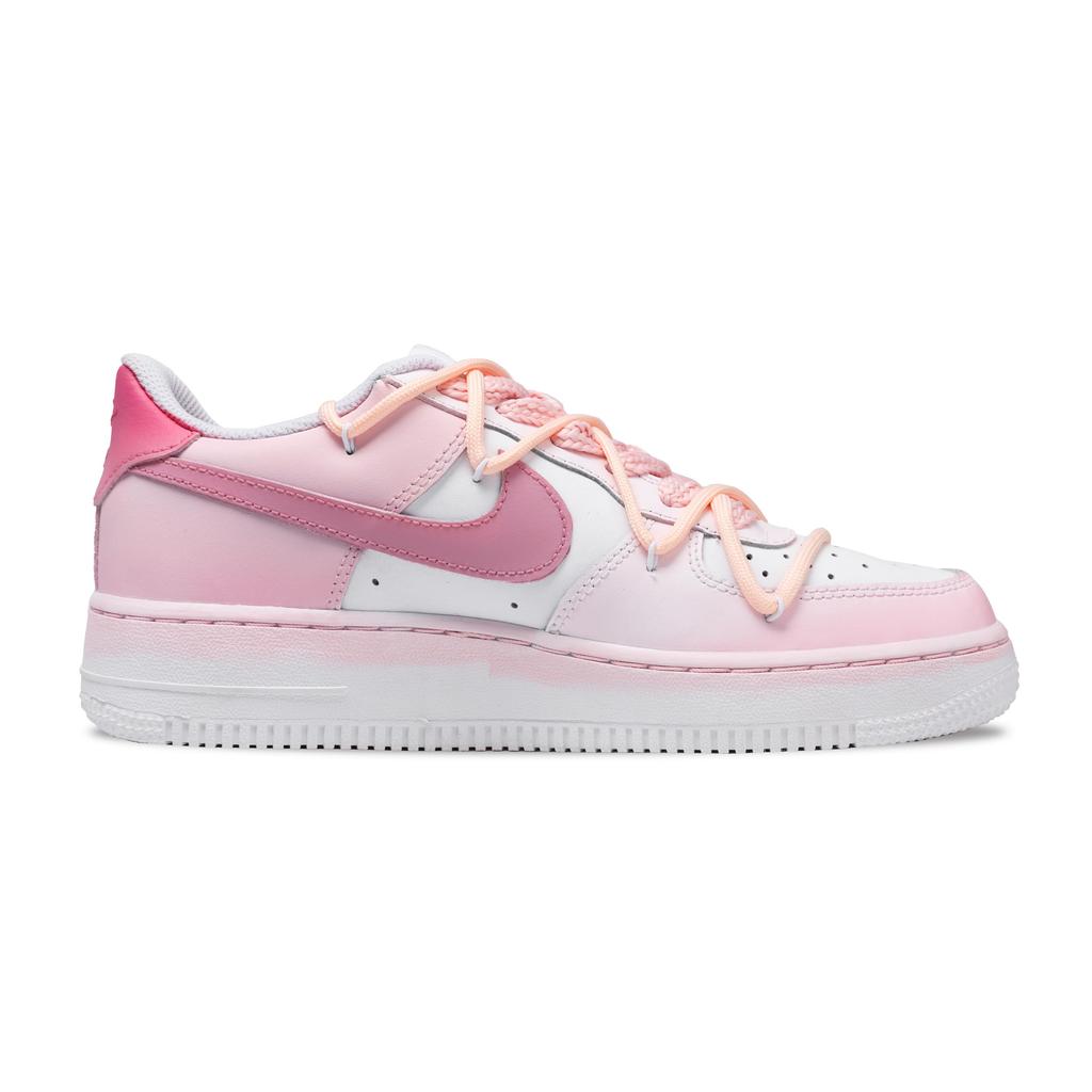 Nike Air Force 1 Pink Wish Cow Leather Slip Resistant Abrasion Resistant Low top Skateboard Shoes Unisex Pink CW2288-111(Team726-)