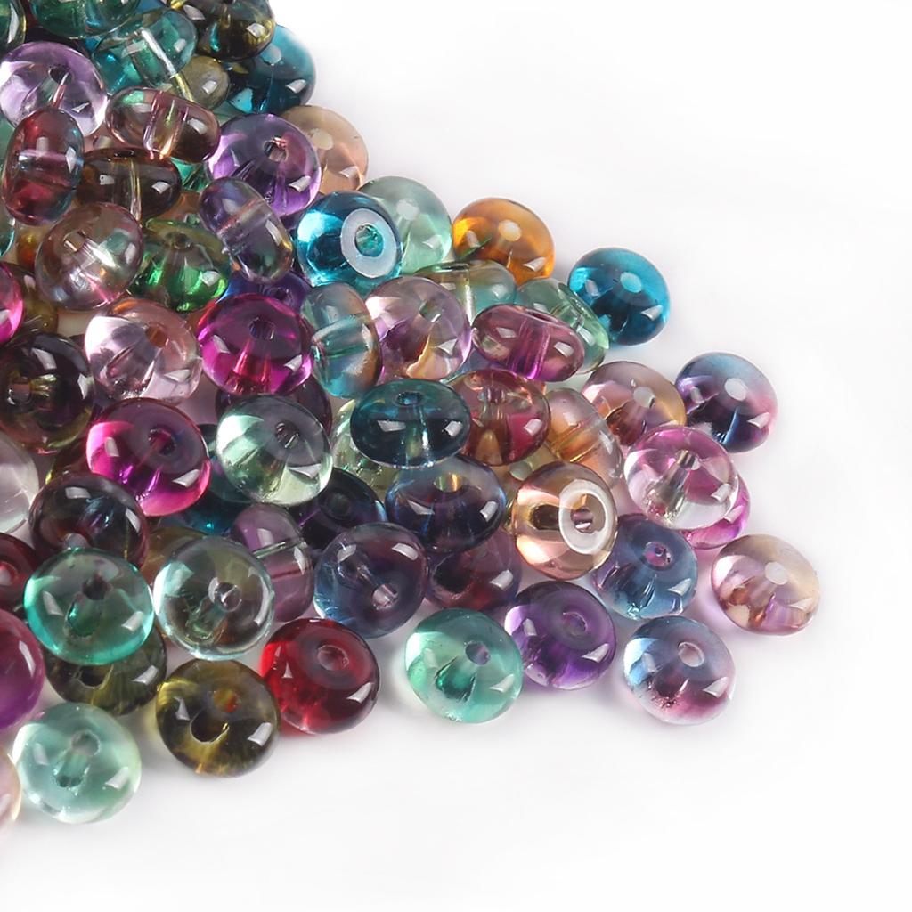 3X6Mm High-Quality Glass Rice Bead Abacus Loose Beads Diy Handmade Beaded Bracelet Necklace Jewelry Accessories