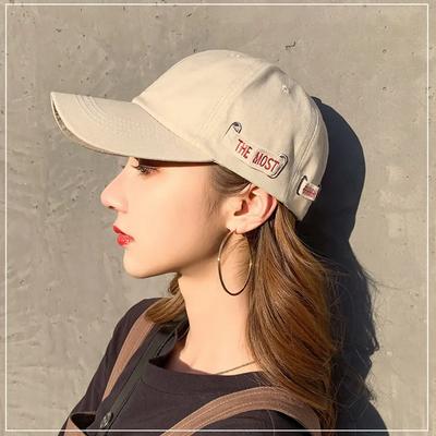 Women's New Style of Baseball Cap Side Letter Embroidery Sun Protection Sports Breathable Casual Baseball Cap