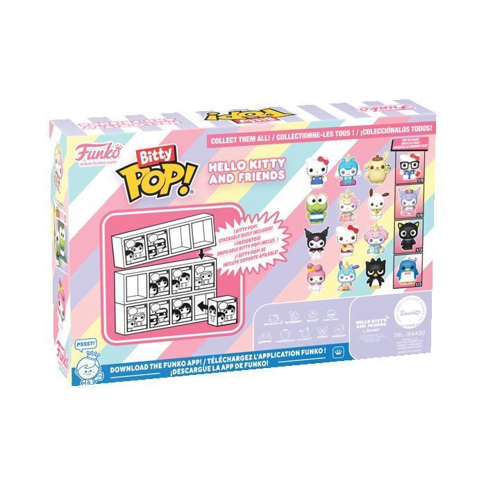 Figurine Bitty Pop! | Hello Kitty | Pack De 4 1 aléatoire