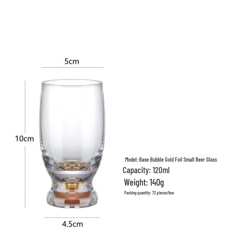 Crystal Glass Beer Mug Set (3-Pack)