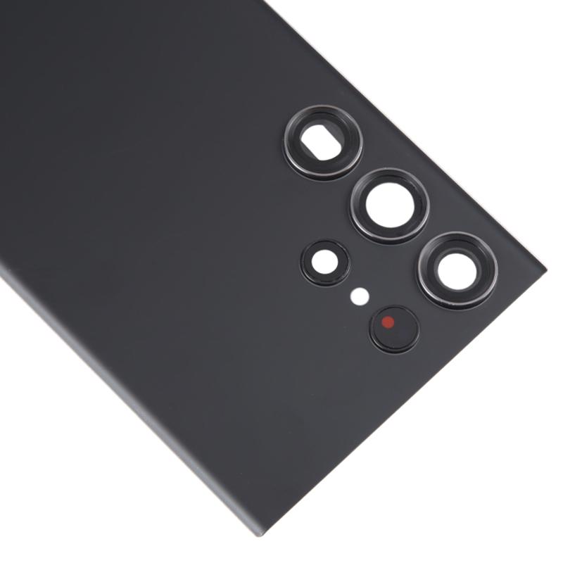 For Samsung Galaxy S23 Ultra S918 Battery Housing with Adhesive Sticker+Camera Lens Cover