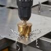 High Speed Steel Helical Drill Bits Hex Shank for Water Pipe Repair and Reaming 15~31mm Fits All Drills