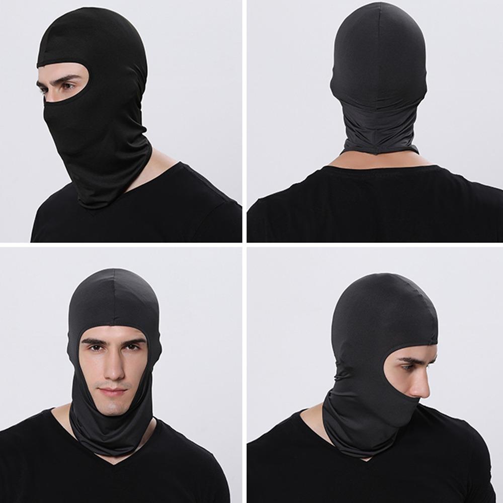Cool Full Face Cyklistická čepice Balaclava UV ochrana pro muže Rychleschnoucí Lycra pro silniční cyklistiku, lyžování a letní slunce na motocyklu