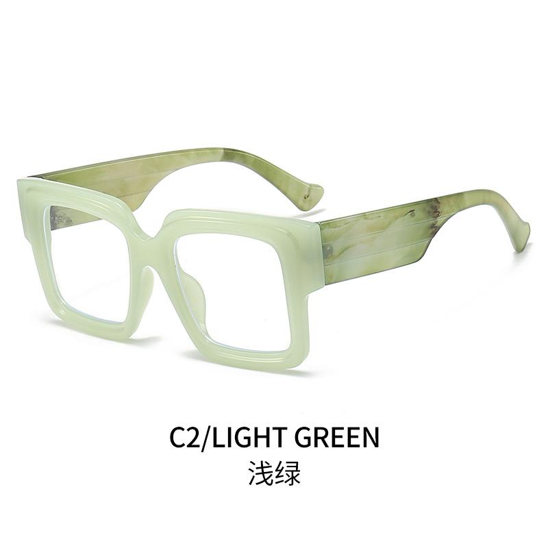 New Fashionable Blue Light Blocking Glasses Trendy Oversized Square Frame for Men & Women Stylish Clear Lens Eyewear