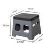 Portable Folding Toilet with Lid Foldable Outdoor Camp Toilet Multifunctional Folding Truck Toilet for Outdoor Emergencies