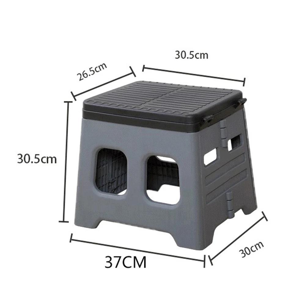 Portable Folding Toilet with Lid Foldable Outdoor Camp Toilet Multifunctional Folding Truck Toilet for Outdoor Emergencies