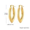 INS Style Irregular Hollow Stainless Steel Hoop Earrings: Lightweight, Layered, Perfect for Daily Wear and Parties.