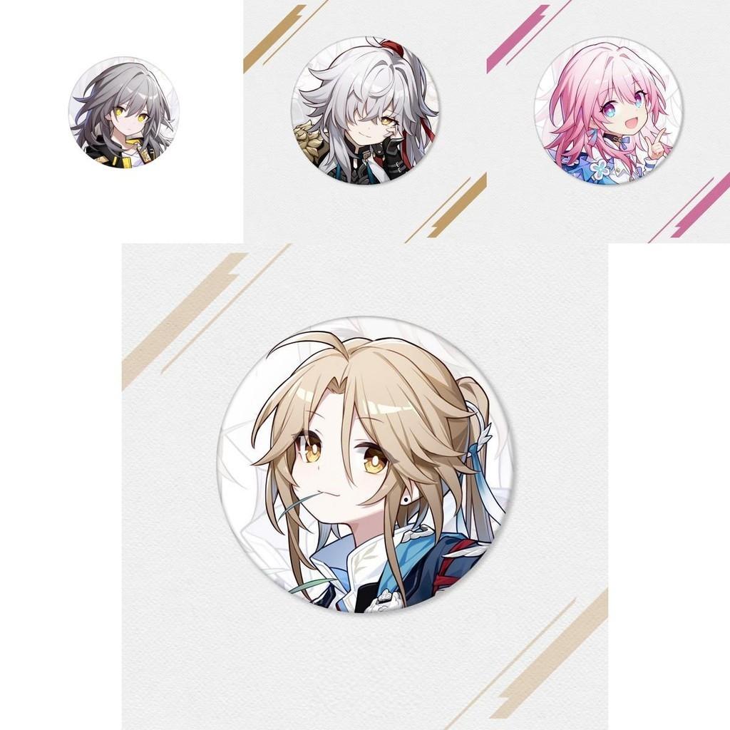 High-quality Honkai Star Rail Metal Badges Choose Your Favorite Character!