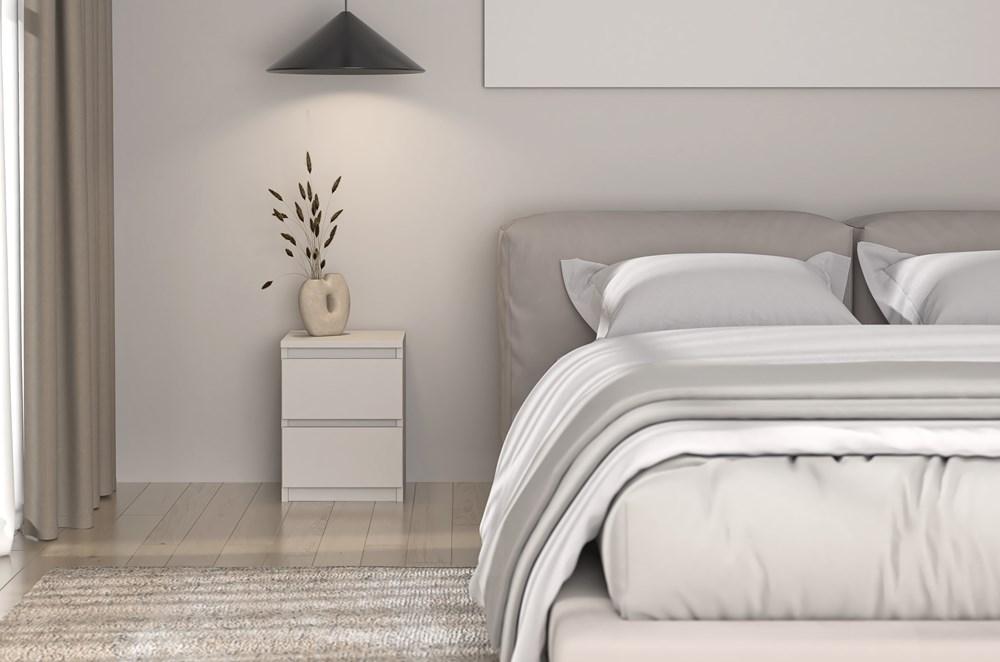 Malwa M2 Cashmere Bedside Table