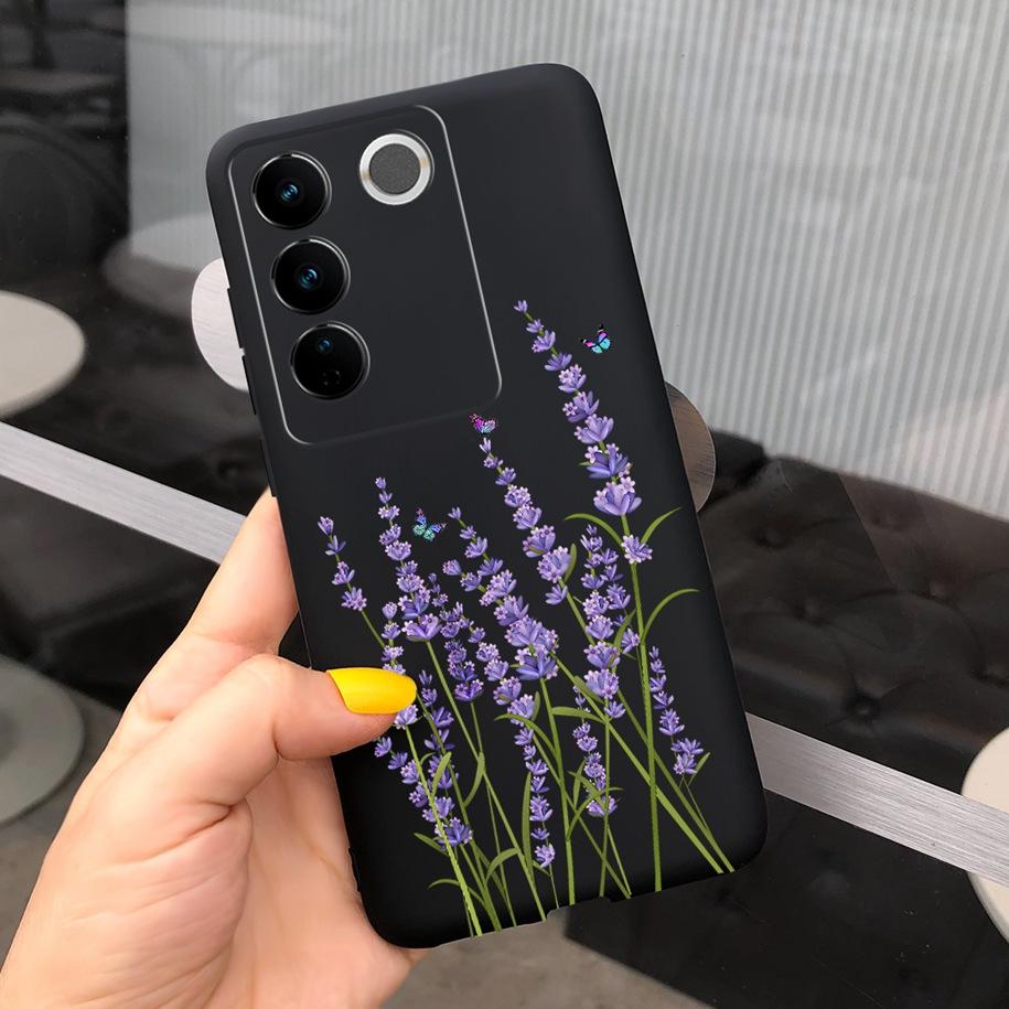 For Vivo V27 Pro Case Vivo V27e Back Cover Fashion Candy Color Painted Funda For Vivo V27 5G V 27e V27Pro V2237 V2230 Soft Shell