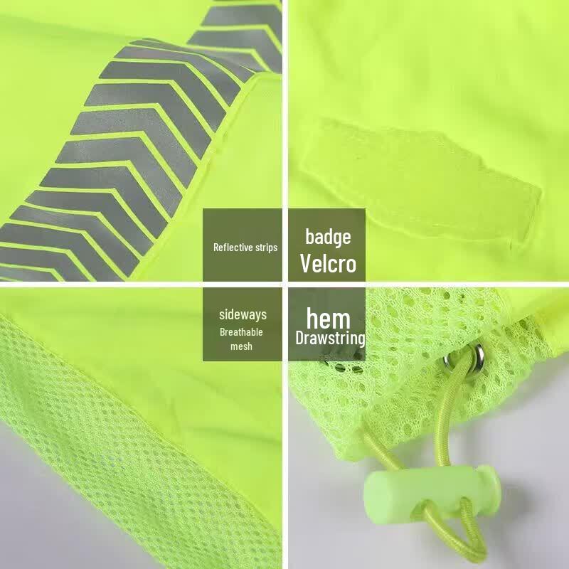 LILIYANANET High-Visibility Reflective Summer Safety Jacket