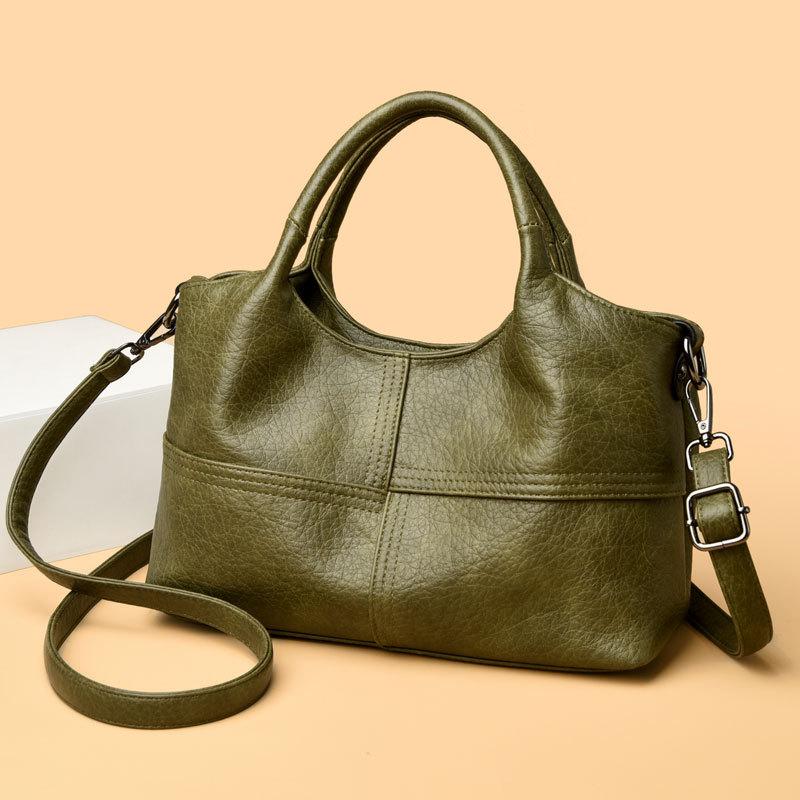 Women's bags new bags lightweight splicing women's large-capacity high-end mother bag handbag small bag