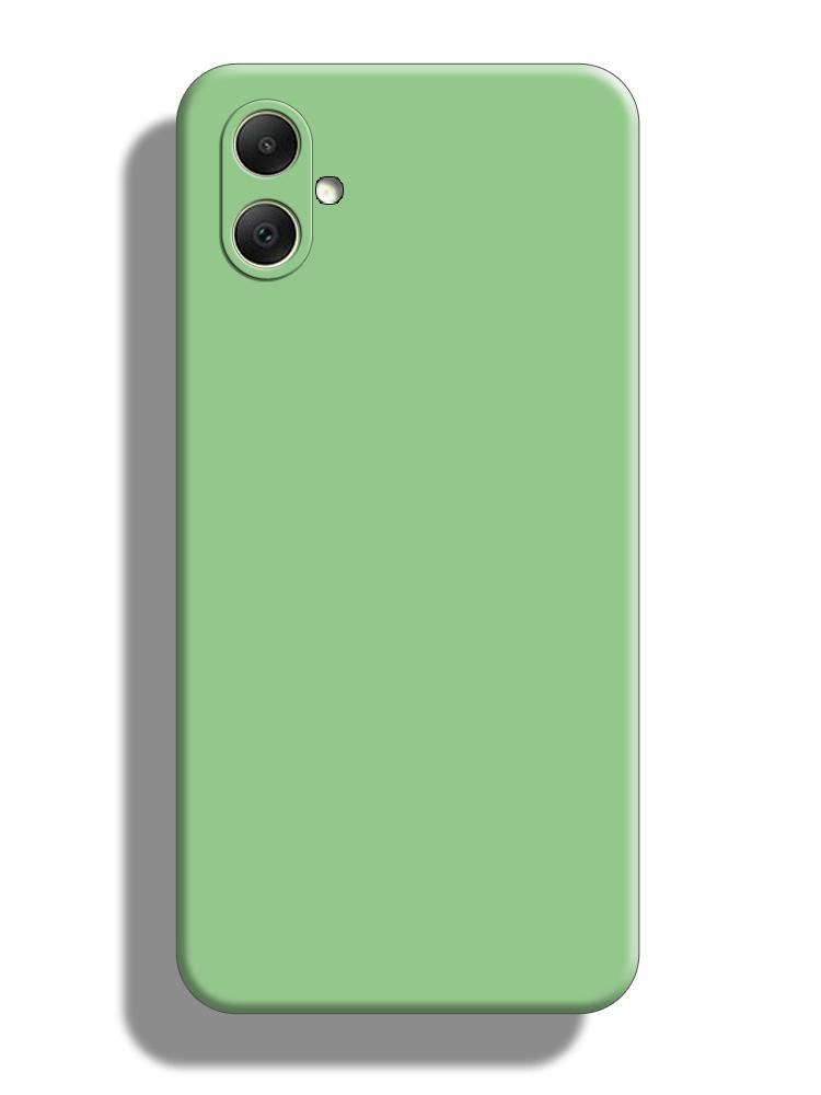 

For Samsung Galaxy A05 Case For Galaxy A05 4G Cover 6.7 inch Liquid Silicone Rubber Shockproof Bumper For Samsung A05 For A05 зелёный