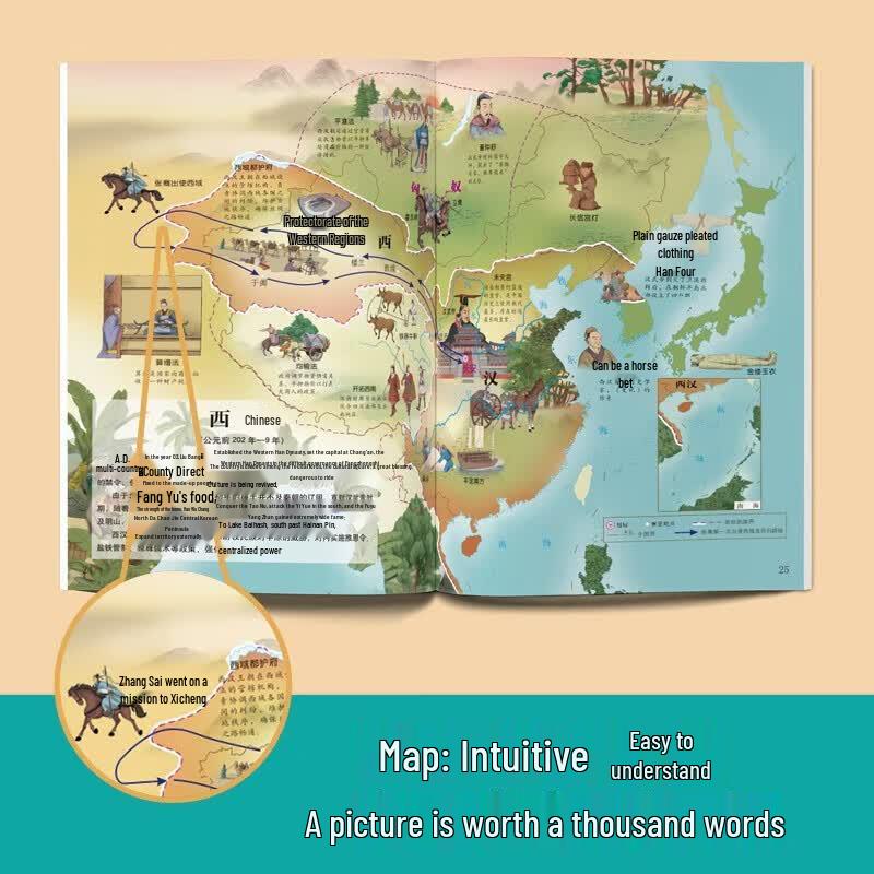 Panoramic Chinese History In Maps 4-Volume Set