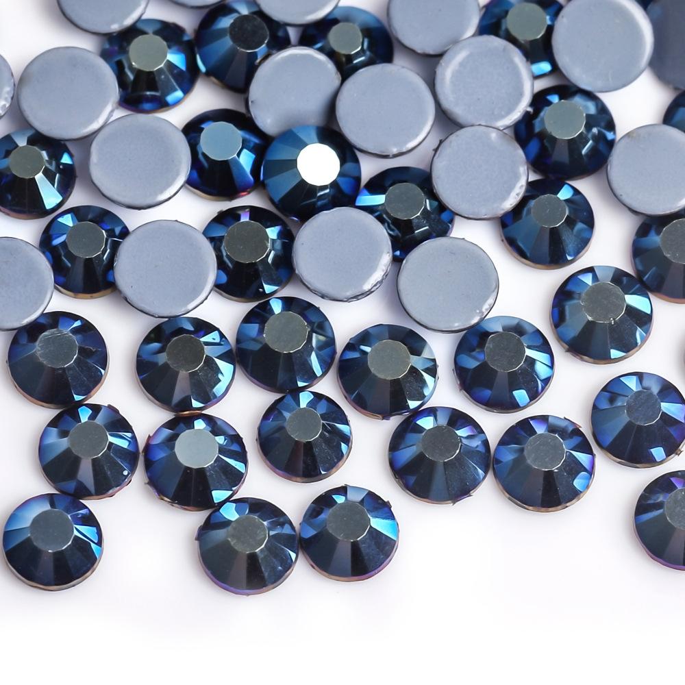 Weichen Rhinestone Factory Austrian Diamond Decorative Rhinestone Diy Nail Art Beauty Glass Jewelry Glue Bottom Color Plated Rhinestone