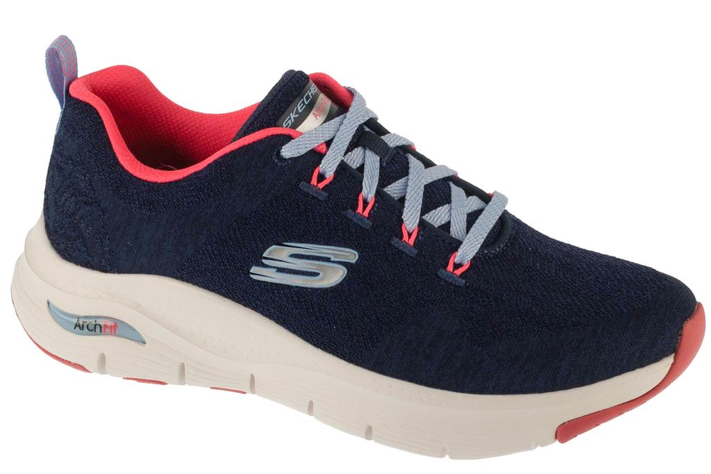Skechers Arch Fit Comfy Wave, Womens Navy Sneakers