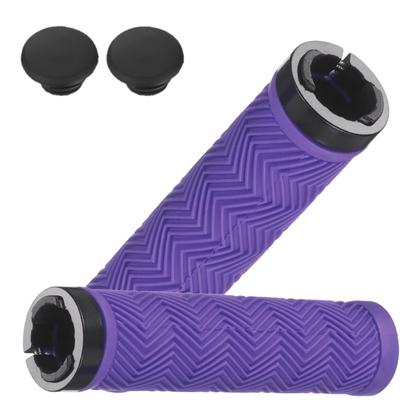 1 Pair Shock Absorbing Mountain Bikes Handlebars End Grip Bicycles Handle Cover Handlebars Grip Sleeve Bicycles Grip