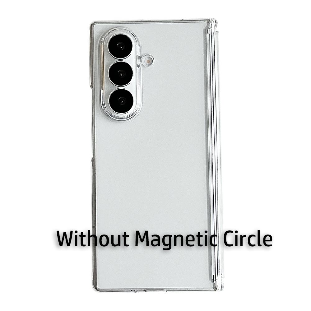 

Чехол для Samsung Galaxy Z Fold 7, УФ-отверждаемый, устойчивый к царапинам, Ультрапрозрачный, Защита шарнира оси и объектива, Чехол-держатель для телефона PC&Galaxy Z Fold7