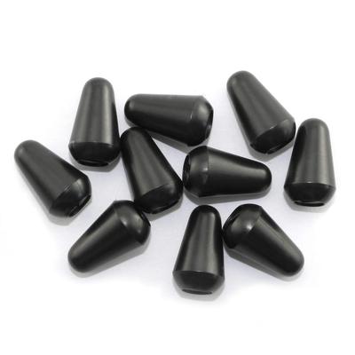 10pcs M3.5 Plastic 3 Way Toggle Switch Knob Tip Caps for Electric Guitar Parts Accessories Switch Cap Black