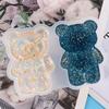 1pc/3pcs/5pcs Bear Shaped Molds, Used for Making Cartoon Molds with Two Mini Three-dimensional Bears
