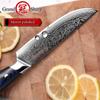 5 ''nóż do steków VG10 japoński damaszek ze stali nierdzewnej narzędzie do pizzy narzędzia kuchenne sztućce szefa kuchni z uchwytem G10 GRANDHARP