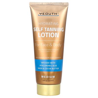 Self Tanning Lotion, Face & Body, Medium, 222 Ml (7.5 Fl Oz)