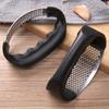 Stainless Steel Garlic Press & Grater - Garlic Masher, Mince, and Peeling Kitchen Tool.