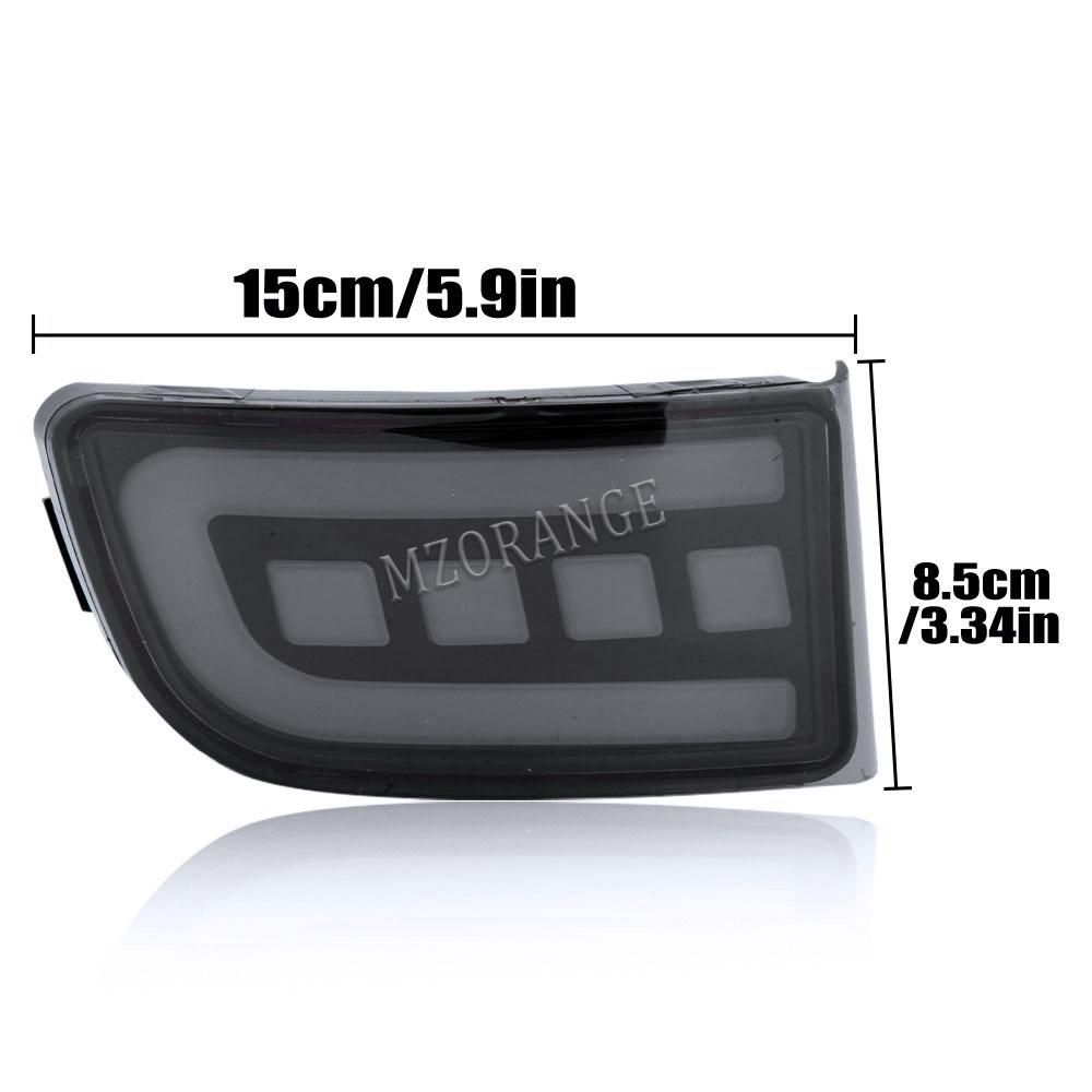 Rear Bumper Reflector Light LED For Toyota Land Cruiser Prado LC120 Fj120 120 2003 2004 2005 2006 2007 2008 2009 Brake Fog Lamp