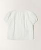 TTUDEMENT Eyelet Lace Puff Blouse_White
