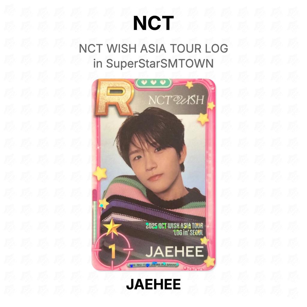 NCT WISH ASIA TOUR LOG in SuperStarSMTOWN Official Photocard